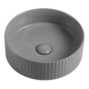 Раковина AVS Нэнси 36x36 цментно-серая матовая