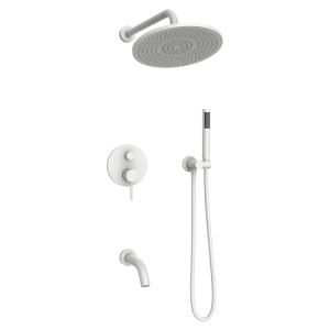 Душевой комплект AVS Slimmer 4в1 белый матовый