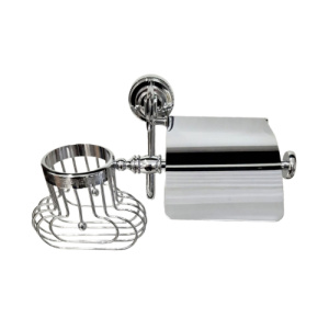 Держатель для туалетной бумаги и освежителя Retro Classic HR-2AL хром