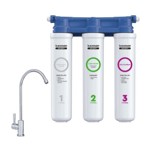 Фильтр-водоочиститель Барьер Эксперт Slim Hard H821P00 с краном