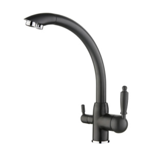 Смеситель для кухни Accoona A5179F-7 черный матовый